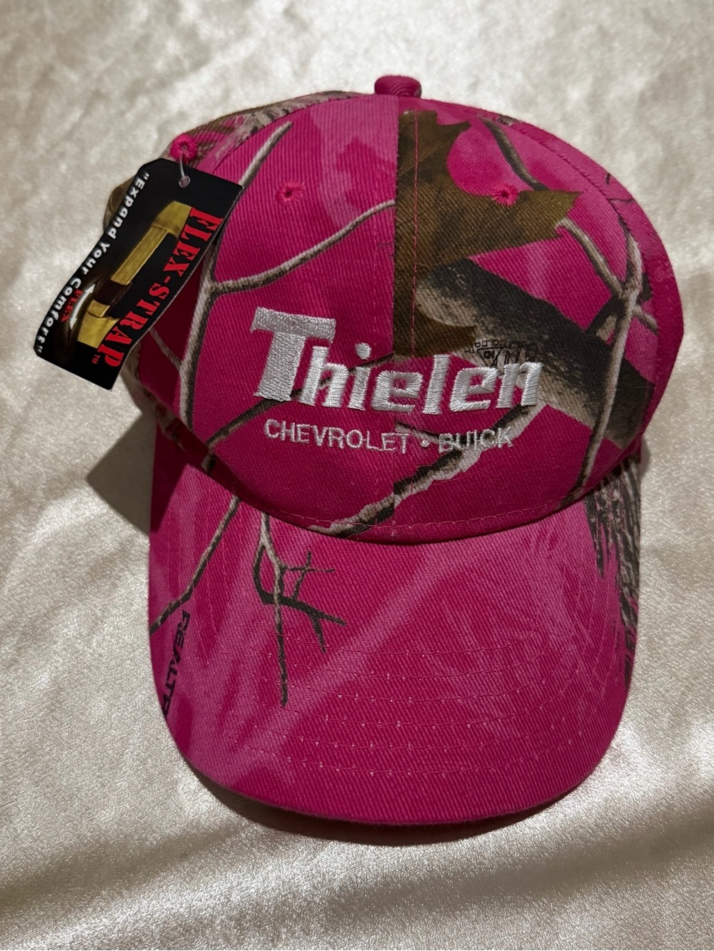 Kati Sportcap Thielen Chevrolet Buick Pink Camouflage Baseball Hat NWT One Size